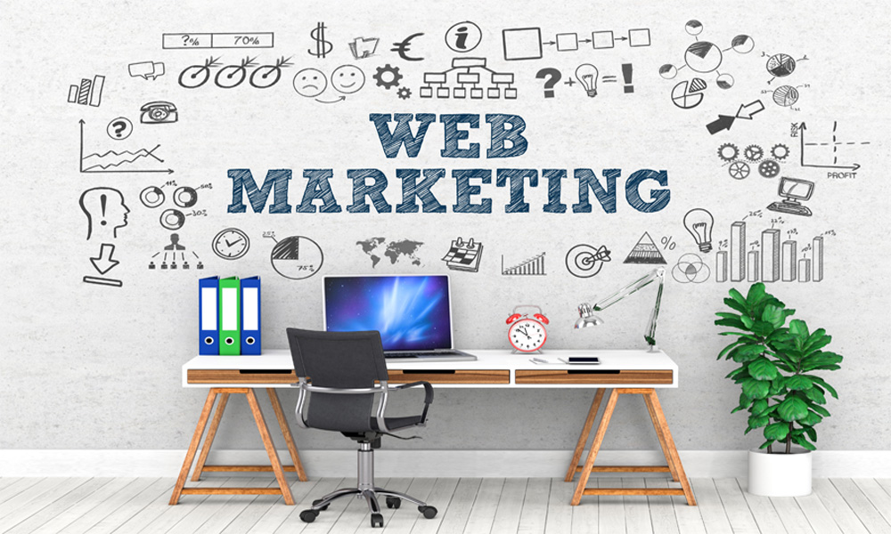 Illustration d'une stratégie de webmarketing